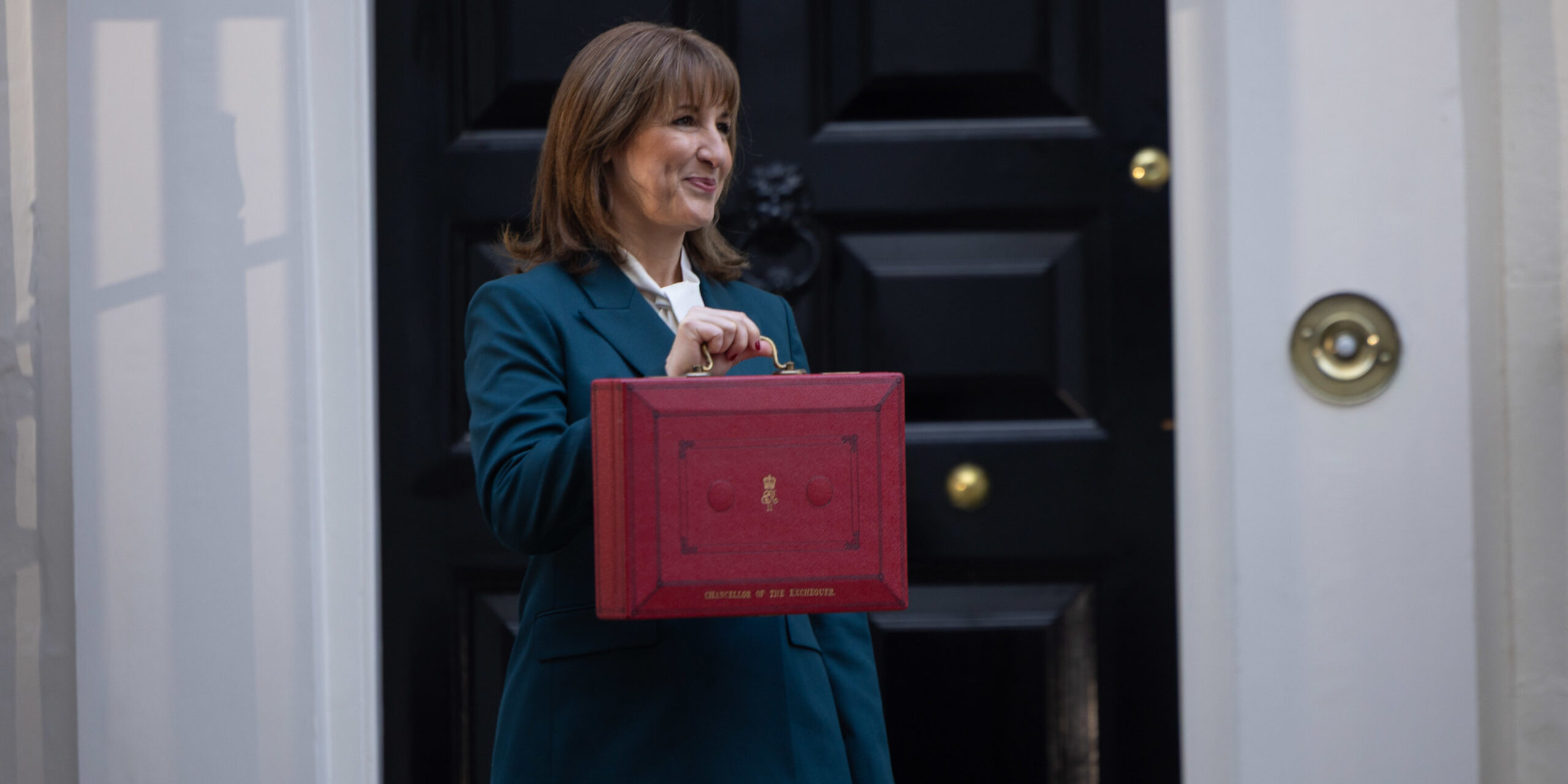 The Chancellor of the Exchequer leaves Downing Street to deliver the Budget