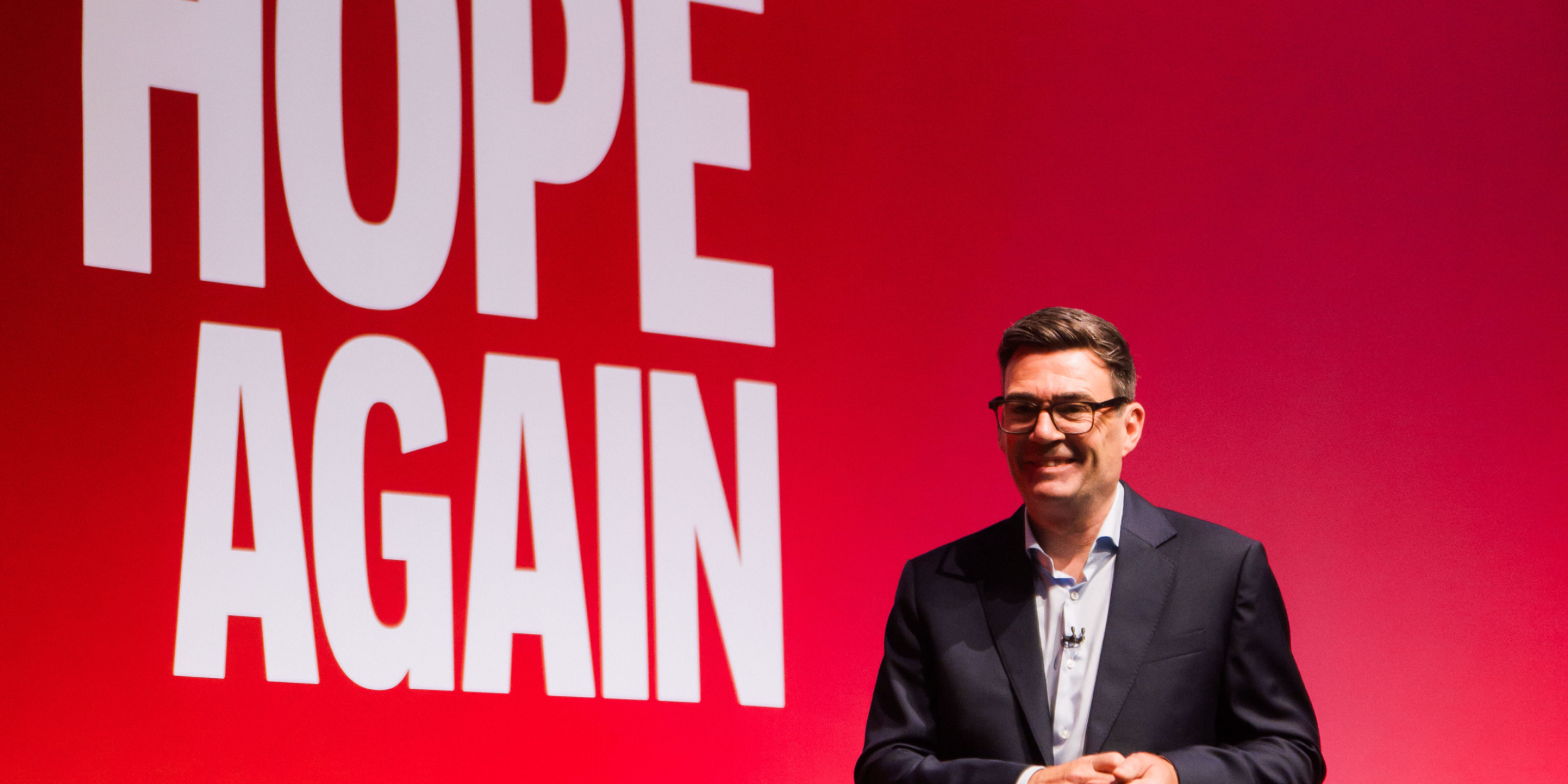 Andy Burnham at Labour Party Conference