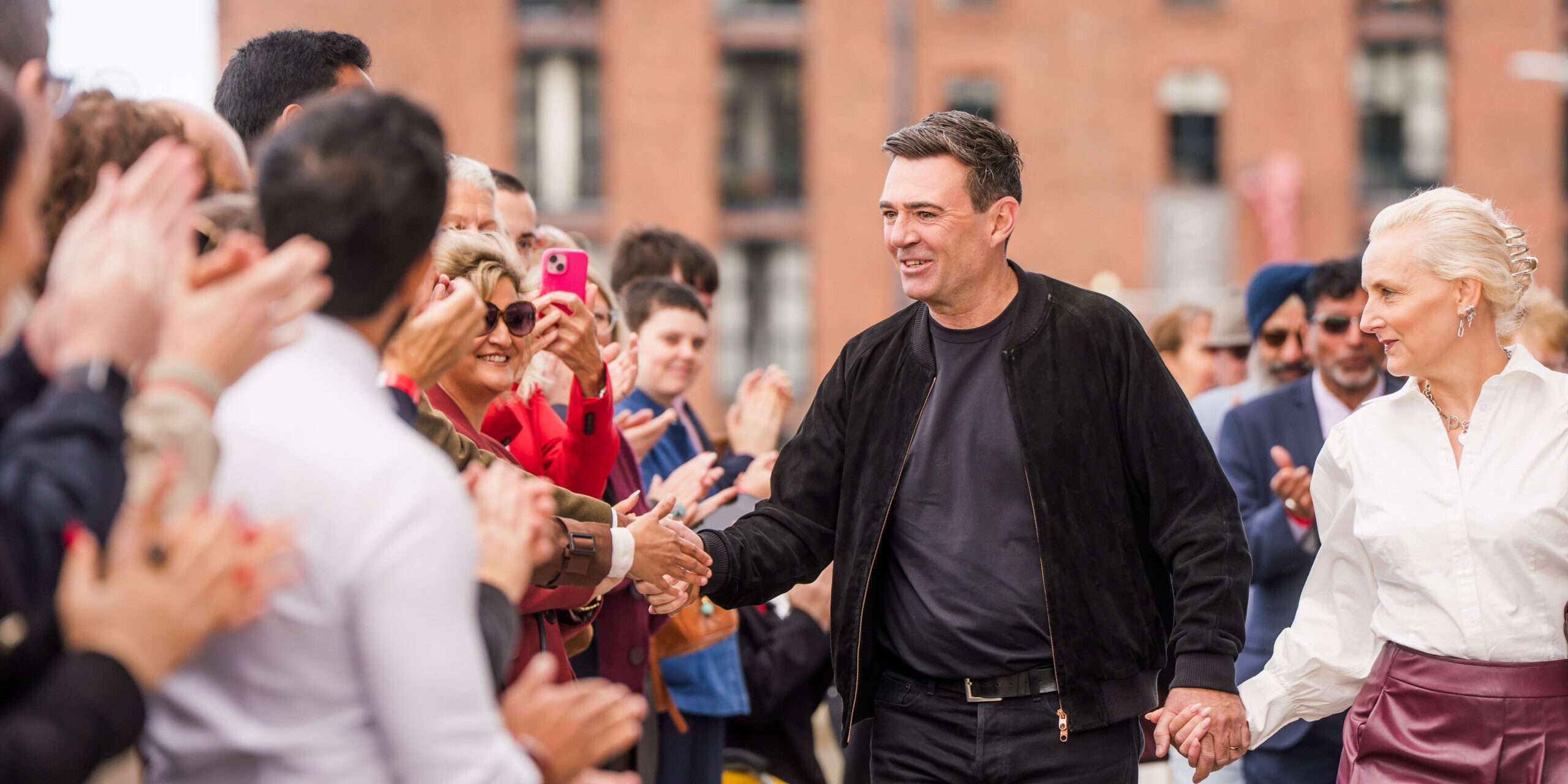 Andy Burnham arriving at Labour Party Conference 2026