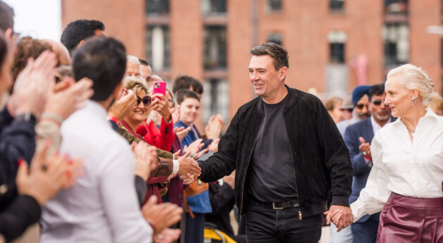 Andy Burnham arriving at Labour Party Conference 2026