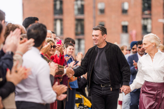 Andy Burnham arriving at Labour Party Conference 2026