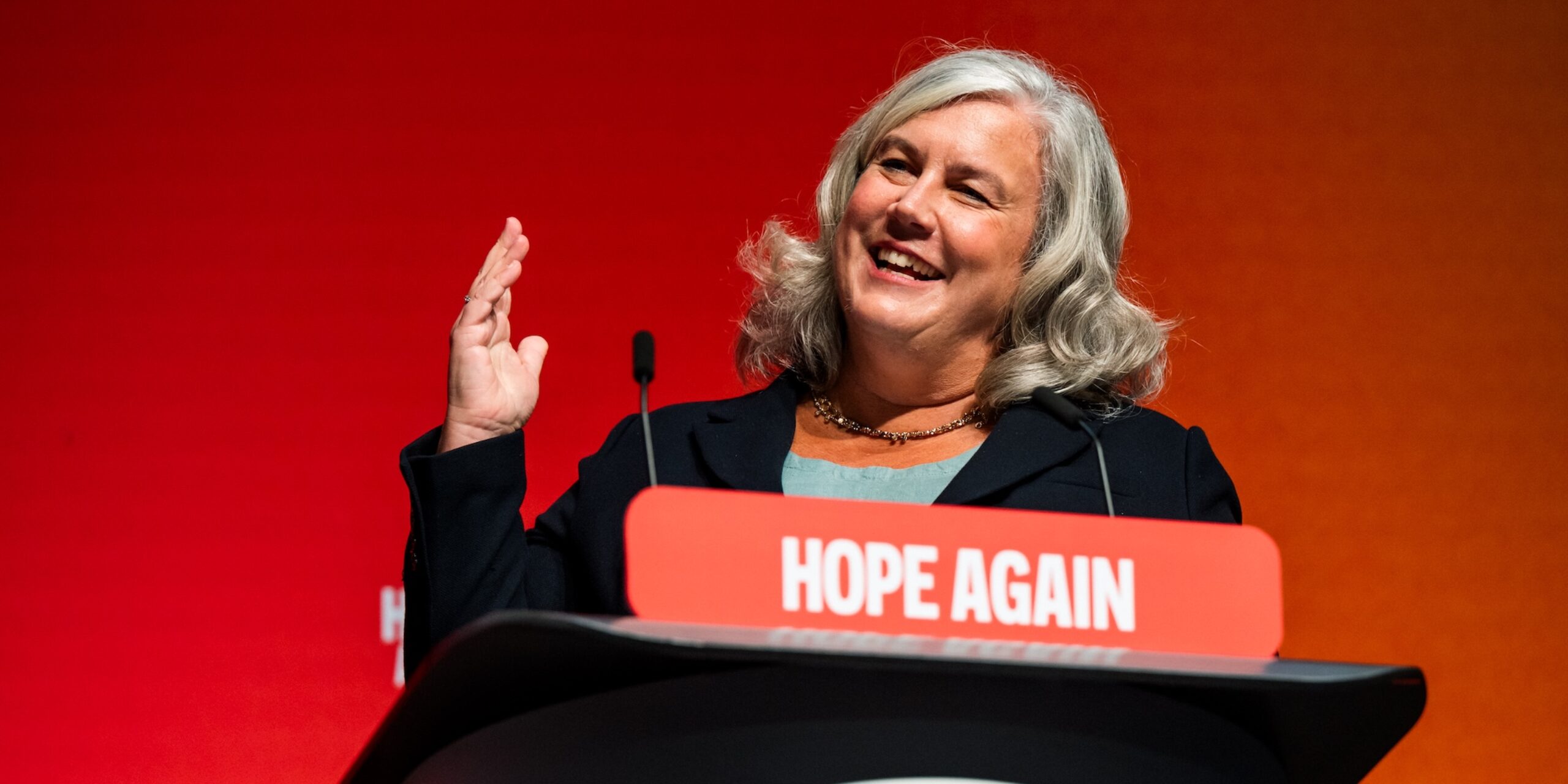Heidi Alexander speaking at Labour Party conference 2026