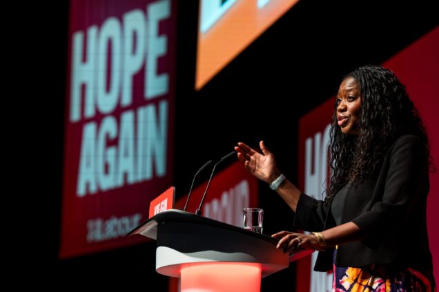 Miatta Fahnbulleh speaking at Labour Party Conference 2026