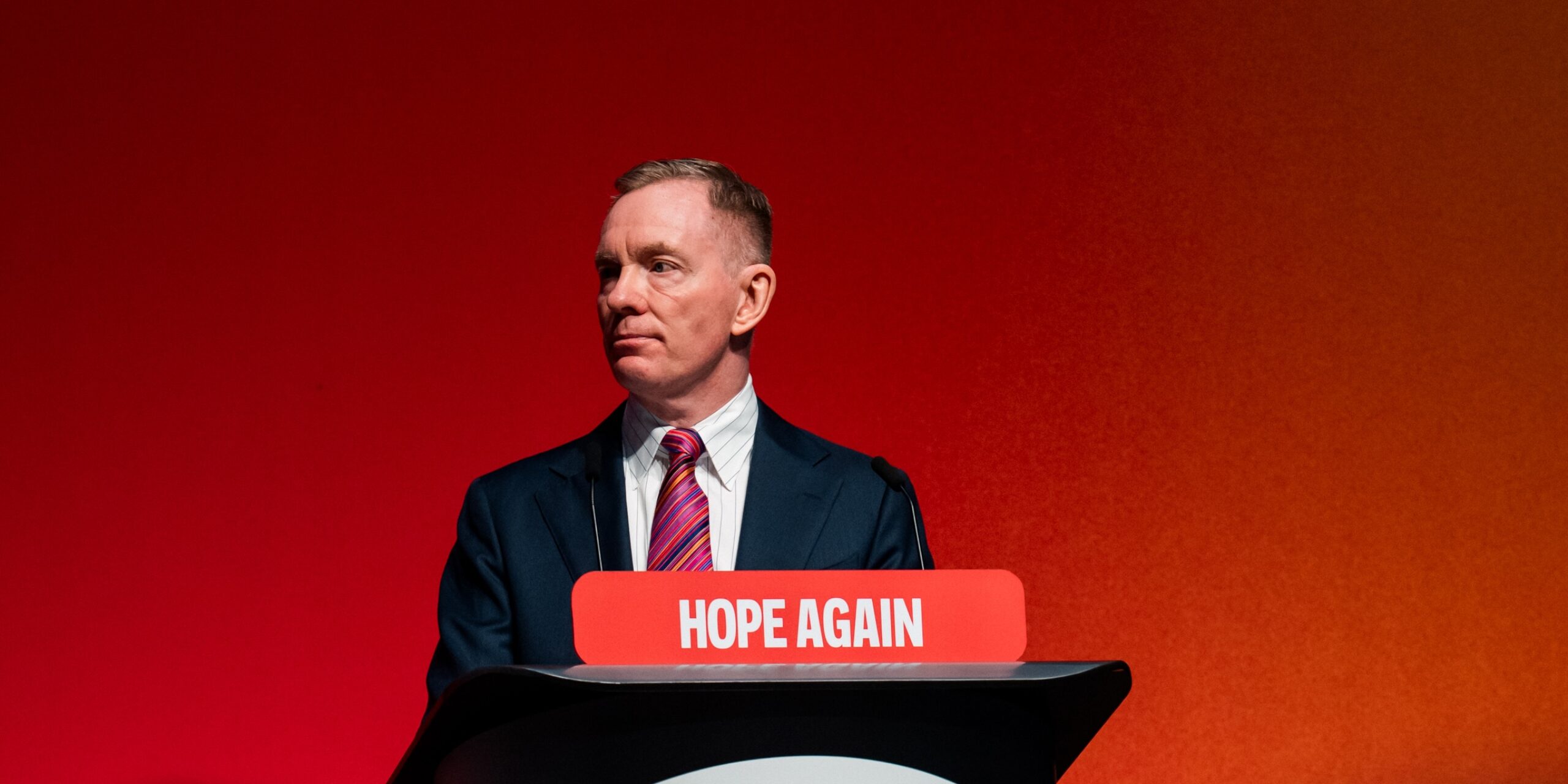 Chris Bryant speaking at Labour Party Conference 2026