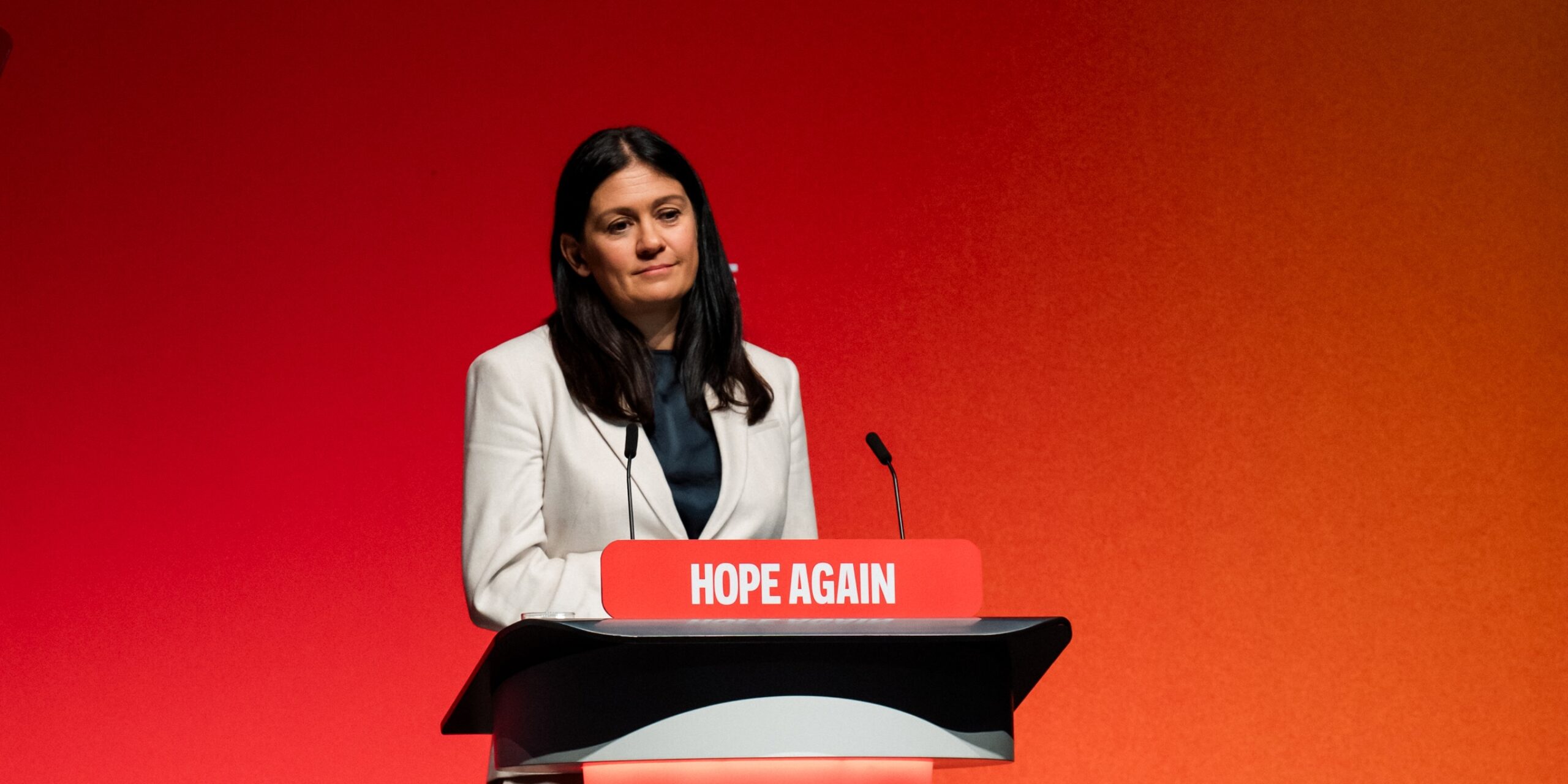 Lisa Nandy speaking at Labour Party conference 2026