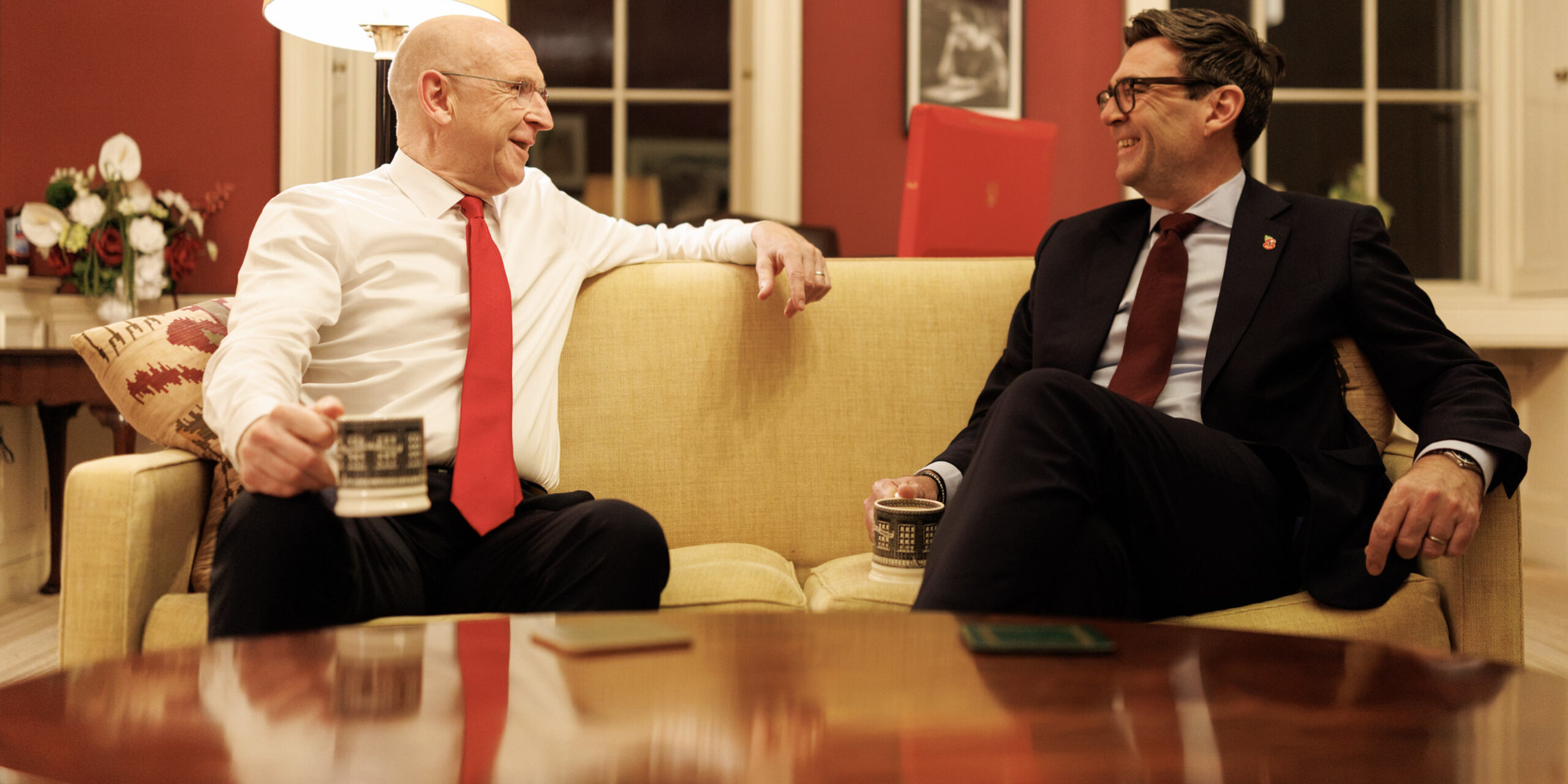 Photo of Chancellor John Healey and Prime Minister Andy Burnham